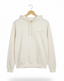 Dreamteam Hoodie - Off-white - Dames - Geborduurd Multicolor Artwork - Biologisch Katoen - Lilypilly